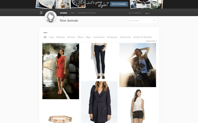 StyleSeek Screenshot - New Arrivals