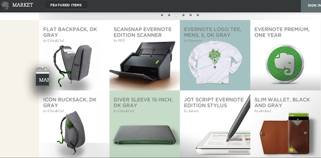 evernote market