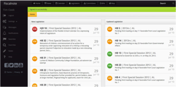fiscalnote screenshot