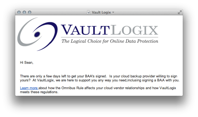 VaultLogix HIPAA