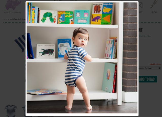 Jack Baby Jack Striped Bodysuit