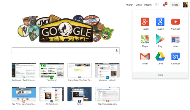 New Tab apps