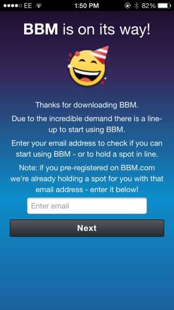 BBM queue