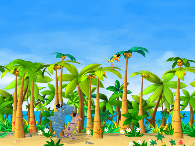 PlaySquare_Pirate Ship_coconut scene
