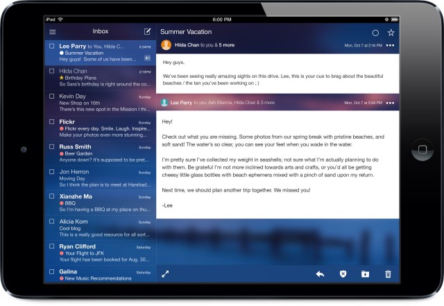 US - Tablet - iPad Mini - Inbox and Conversation View