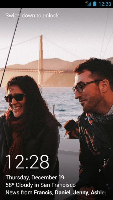 01 Home lock screen