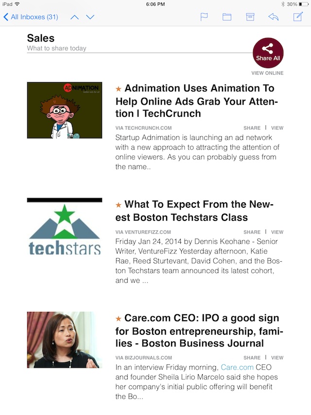 Circulate.it - email