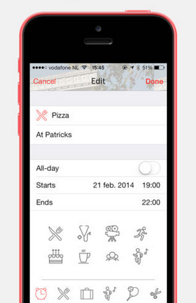 Fancal calendar icons