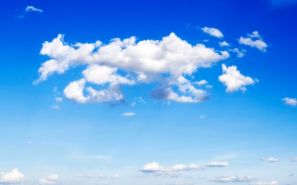 Clouds on a blue sky