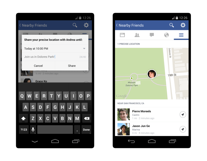 Location Sharing Map