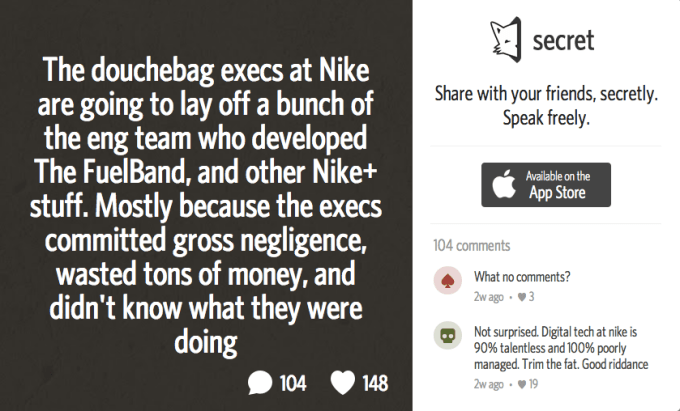 Secret Nike Fuelband