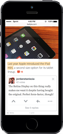 sidenotes mobile