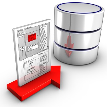 Database schema going into database.