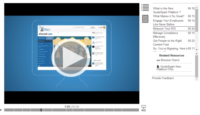 guidespark interface