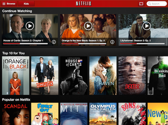 Netflix Grid
