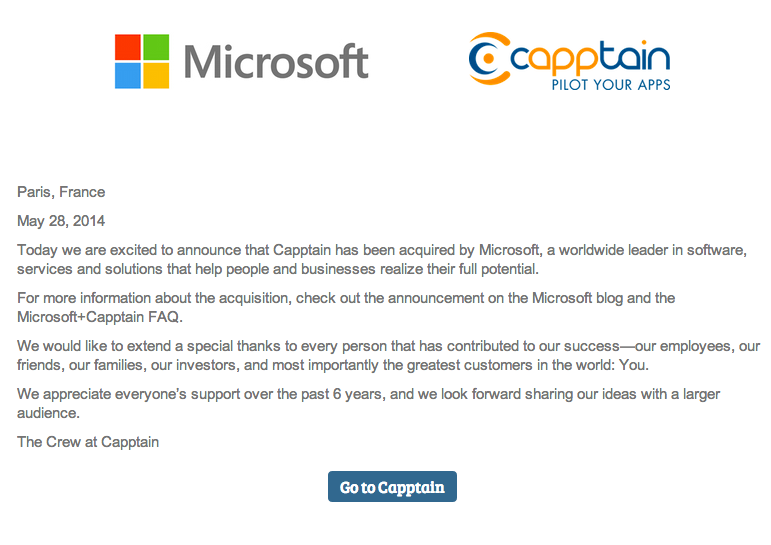 capptain microsoft