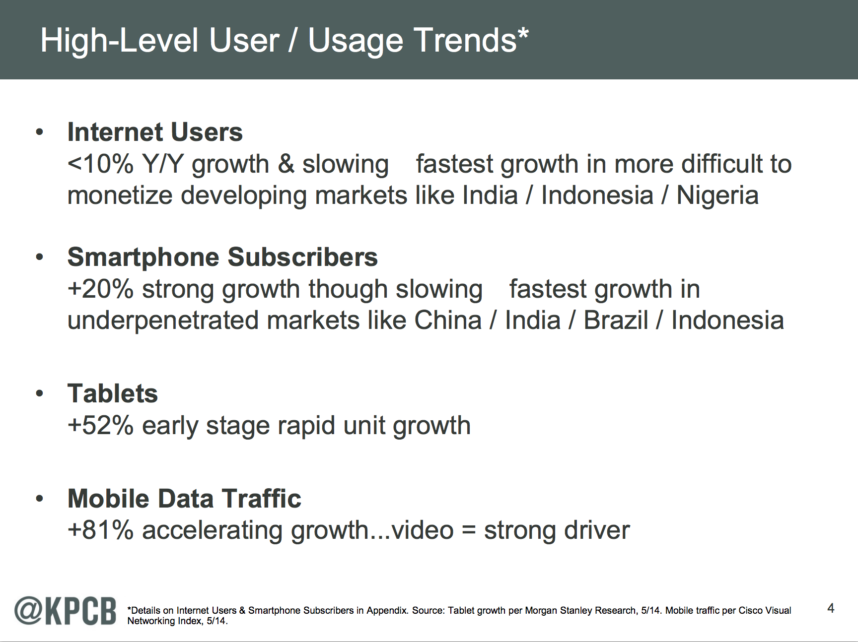 Internet Access Growth Slowing, But Not On Mobile 