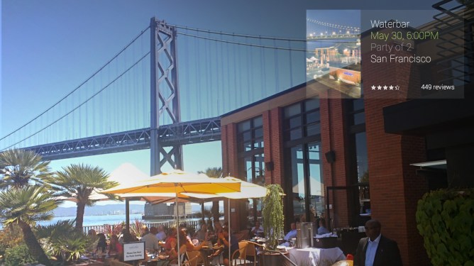 google glass opentable