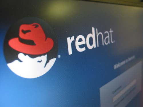 Red Hat Enterprise Linux Logo.