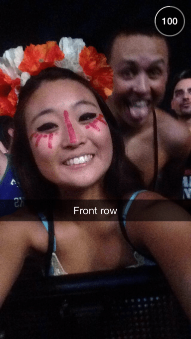Front Row Selfie