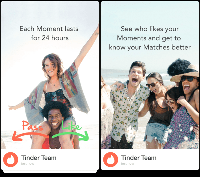 Tinder Moments