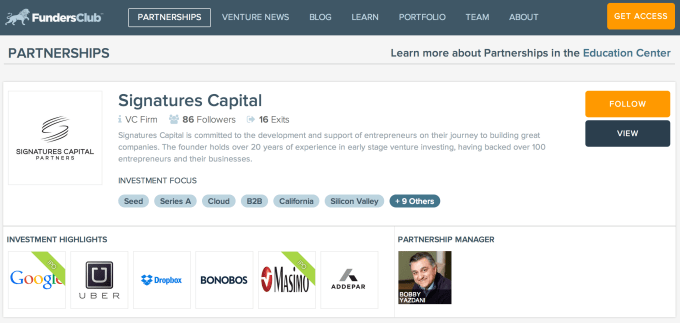 FundersClub Partnerships