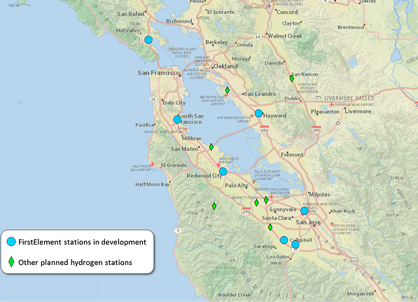 FirstElement Fuel map