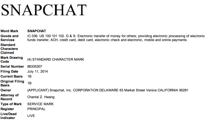 Snapchat Trademark
