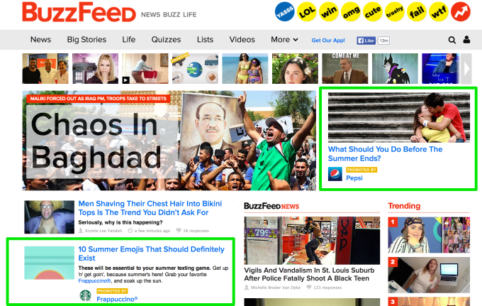 BuzzFeed Native Advertising
