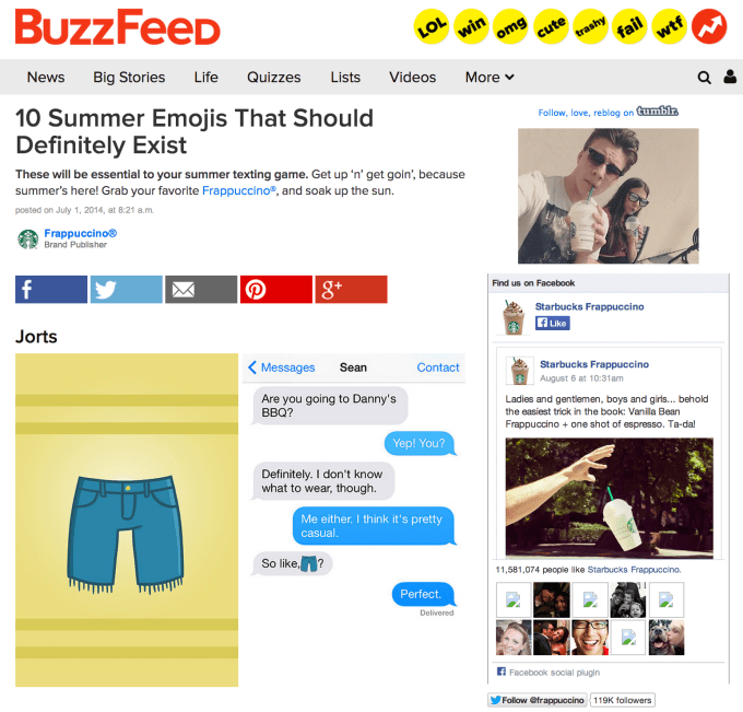 BuzzFeed Starbucks