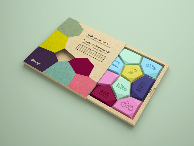 ESTIMOTE Stickers - Nearables Press Kit2