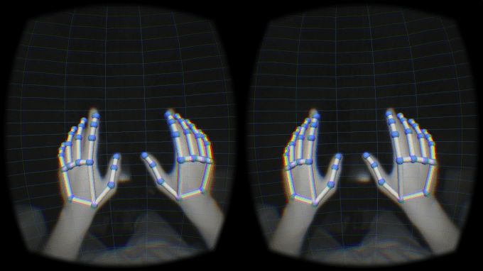 Leap Motion AR overlay