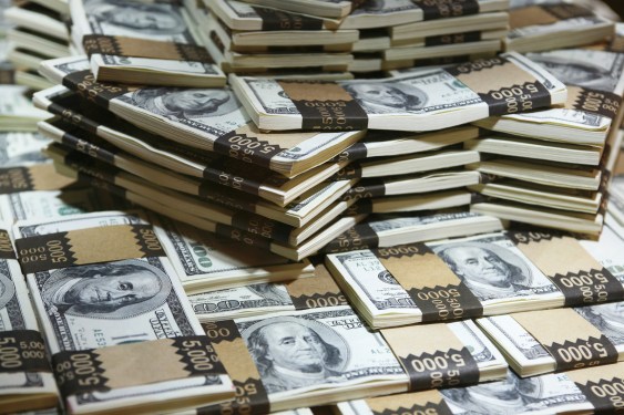 Big pile of US money
