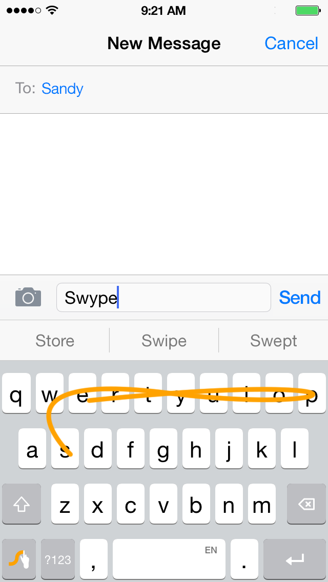 Swype style 