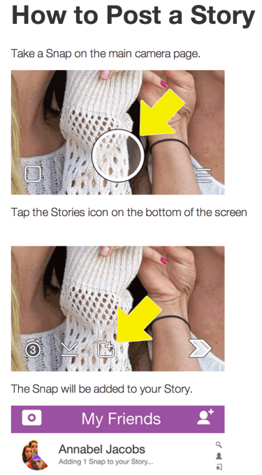 How To Post A Snapchat Story