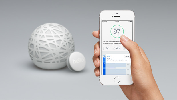 Sense app on smartphone