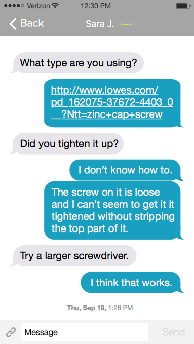 Consumer 005 - Text Message