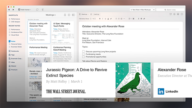 evernote context