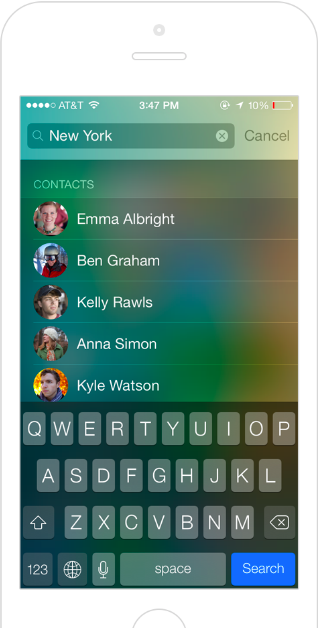 iPhone Powerful Spotlight Search