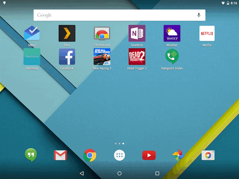 app drawer