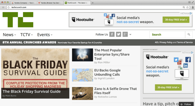 Yandex browser