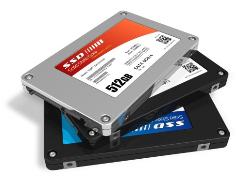 Pile of solid state drives.
