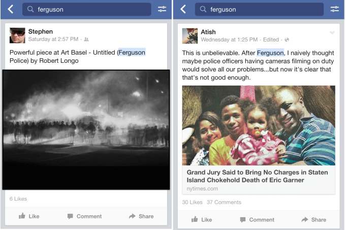 Facebook Ferguson