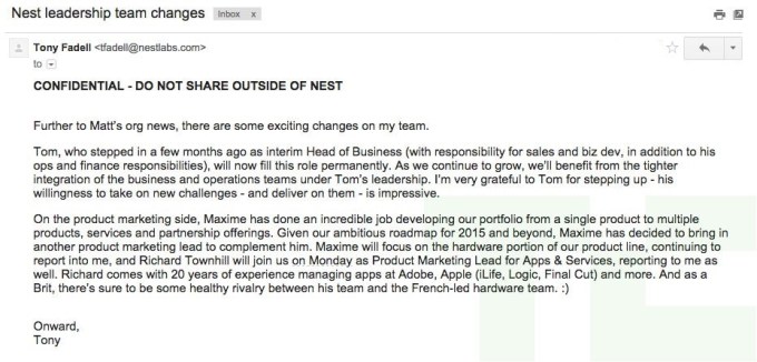Nest memo