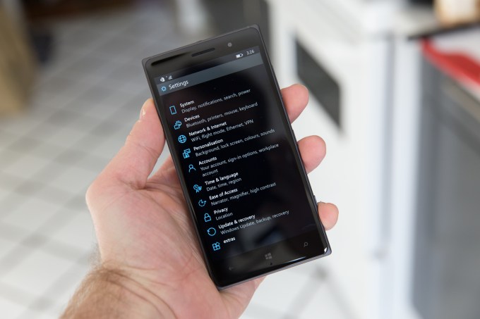 Windows 10 for Phones