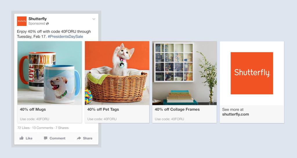 Facebook Shutterfly