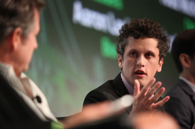 Box CEO Aaron Levie at TechCrunch Disrupt SF 2012.