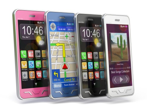 Four smart phones