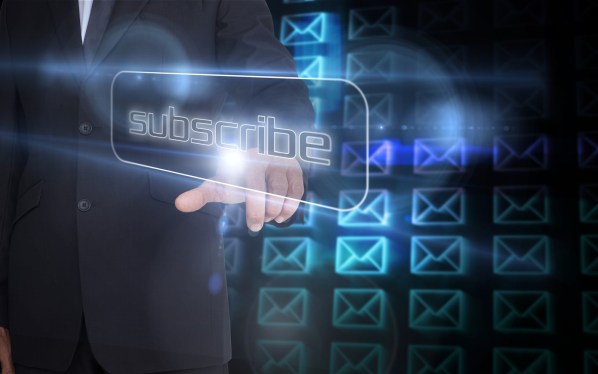 Subscribe concept picture.