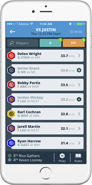 draft screen